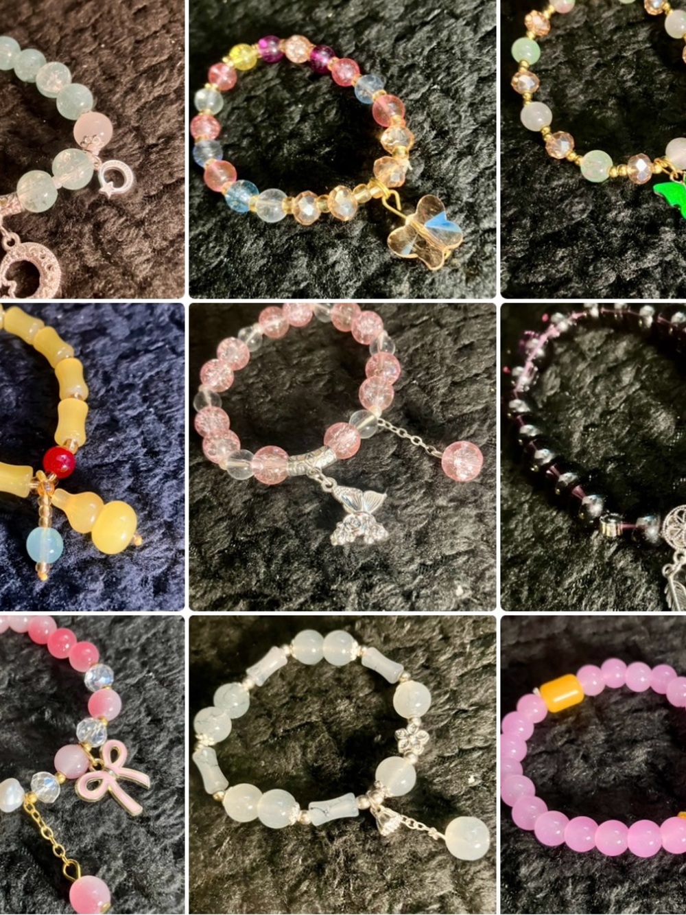 9 charm bracelets